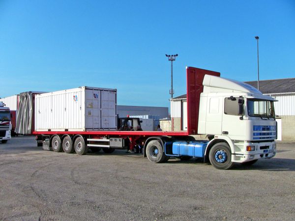 Semi-remorque parois latérales souples coulissantes (PLSC) wagon